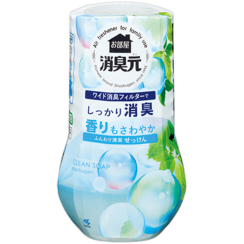 お部屋の消臭元 ふんわり清潔せっけん 400mL 1個画像