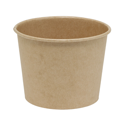 ケーピープラテック 紙容器 KMカップ KM140-1000 ナチュラル 本体 50枚画像