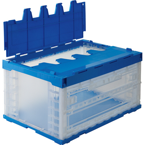 折りたたみｺﾝﾃﾅ扉付 長側1面扉付 75L ﾌﾀあり 1台