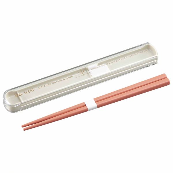 弁当小物 ひのきのぷら 引フタ箸箱セット HS-16 ピンク画像