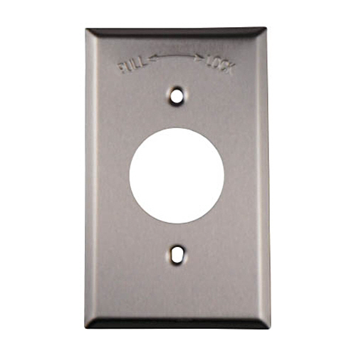 ｽﾃﾝﾚｽﾌﾟﾚｰﾄ 引掛小穴1ヶ用 1枚画像