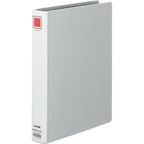 K2両開きﾁｭｰﾌﾞﾌｧｲﾙ A4ﾀﾃ 300枚収容 30mmとじ 背幅45mm ｼﾙﾊﾞｰ 1冊