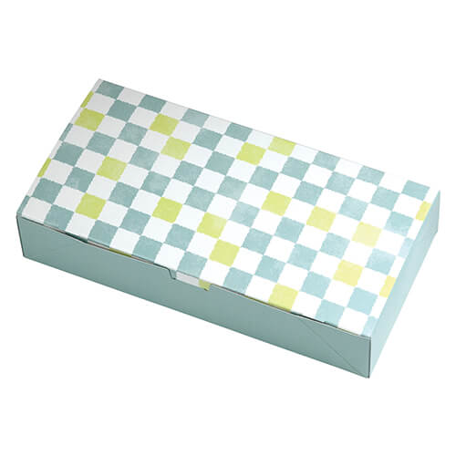 ルミアサービス箱８個　格子　そら色画像