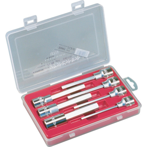 六角ｿｹｯﾄﾋﾞｯﾄ 110mm(差込角12.7mm) 7点ｾｯﾄ 5-17mm 1ｾｯﾄ画像