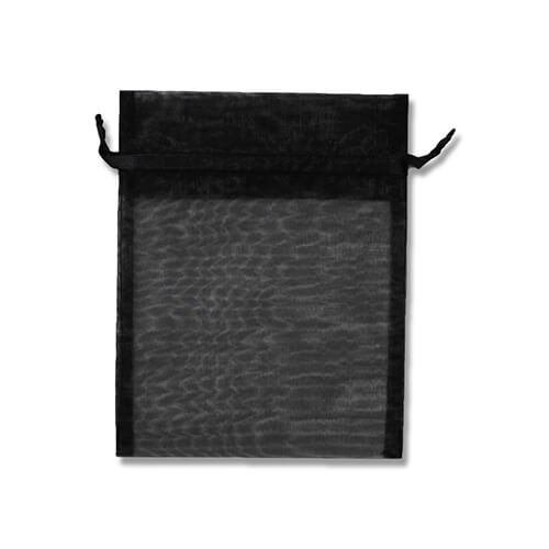 オーガンジーバッグ Ｍ ブラック １０枚画像