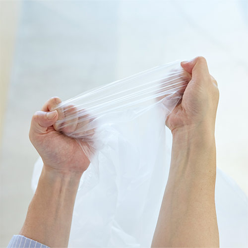 3層タイプで破れにくい高強度ゴミ袋