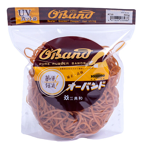 ｵｰﾊﾞﾝﾄﾞ #710 内径178mm 500g入 透明袋 1袋画像