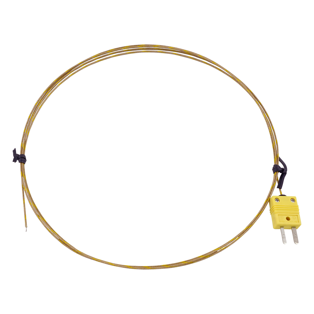 被覆K熱電対（ガラス被覆）画像