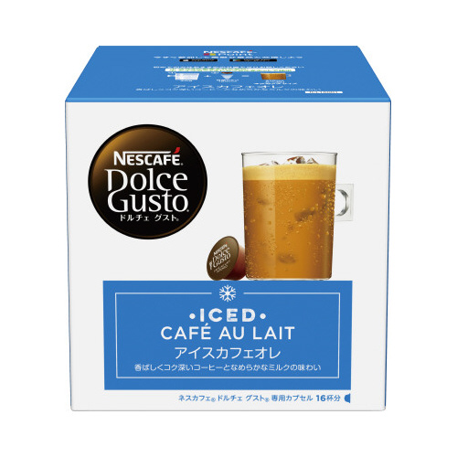 ドルチェグストカプセル　アイスカフェオレ１６Ｐ画像