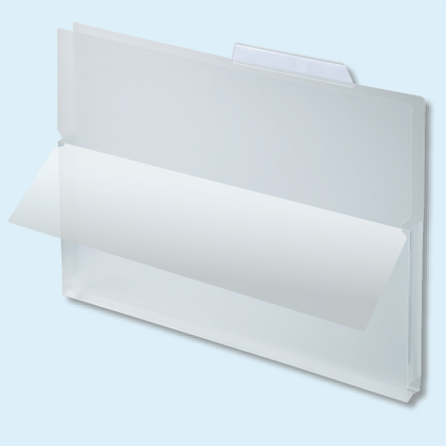 ﾏﾁ付ﾎﾙﾀﾞｰ A4 ｸﾘｱ 1ﾊﾟｯｸ(10枚)画像