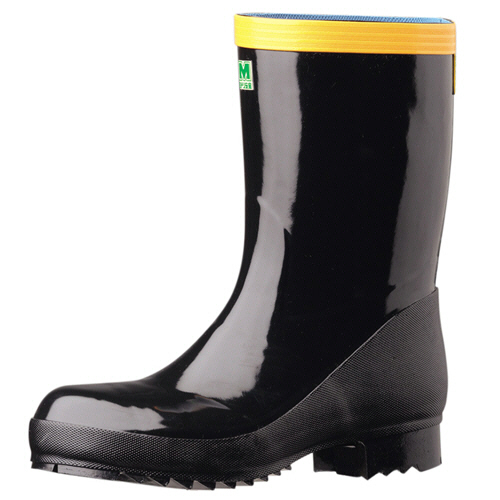 JIS規格 静電安全長靴 921T ﾌﾞﾗｯｸ 25.5cm 1足画像