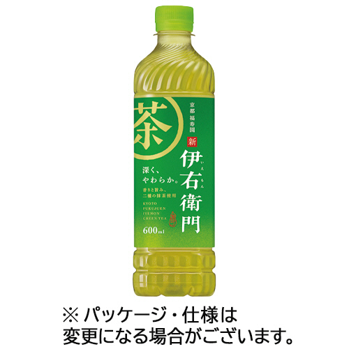 緑茶 伊右衛門 600mL ﾍﾟｯﾄﾎﾞﾄﾙ 1ｾｯﾄ(48本:24本×2ｹｰｽ)