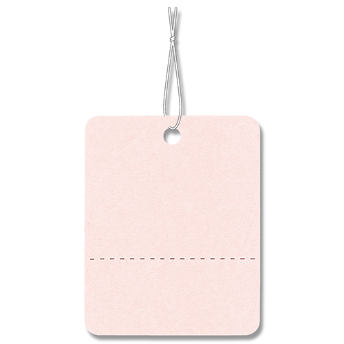 HEIKO 提札 ミニパック No.522 綿糸付 ピンク 100枚画像