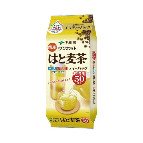 ワンポットエコティーバッグ国産はと麦茶５０袋×１０画像