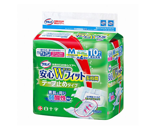 サルバ　安心Wフィット　M　10枚入×4袋画像