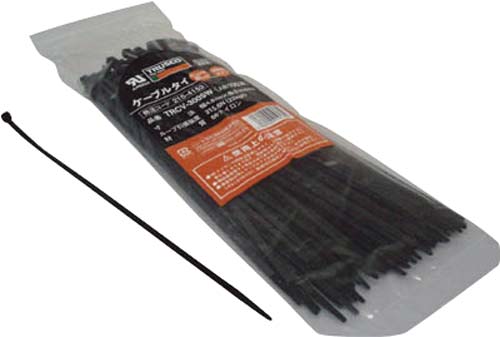 ケーブルタイ幅４．８×２５０　最大結束φ７４耐候性