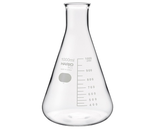 三角フラスコ　1000mL　6個入画像