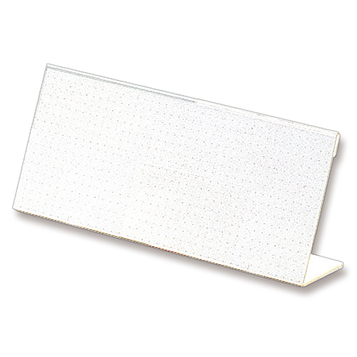 ｶｰﾄﾞ立 L型(ｱｸﾘﾙ製) W200×H80mm 1ｾｯﾄ(10個)画像