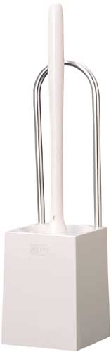 ＫＳトイレブラシケース付き　ホワイト画像