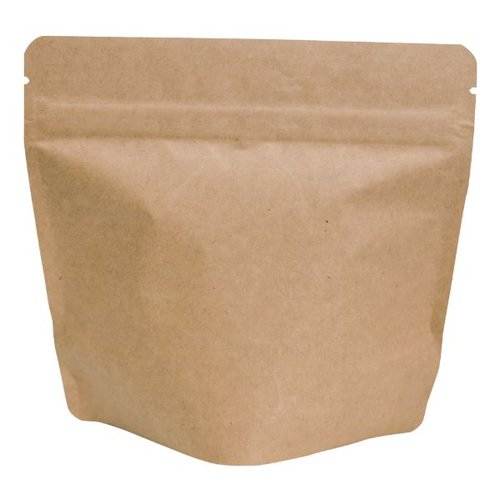 コーヒー豆 袋 COT-841N アルミスタンドチャック袋100g 茶クラフトV無 ヤマニパッケージ画像
