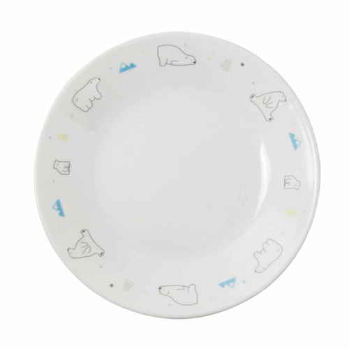 プレート 17cm CORELLE コレール シロクマ 強化ガラス画像