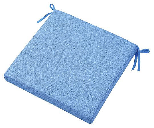 スクエアクッション　ブルー画像