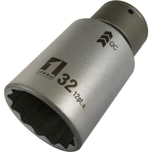 QCソケット　シングル　対辺32mm　12角　IM-4W32-12K　1個画像