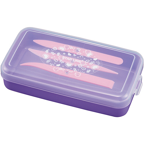 学校ねんどｹｰｽ ﾊﾟｰﾌﾟﾙ 1個画像