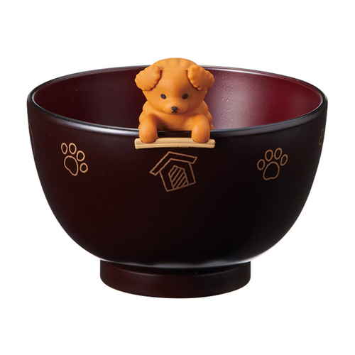 汁椀 しるワン 茶プードル画像