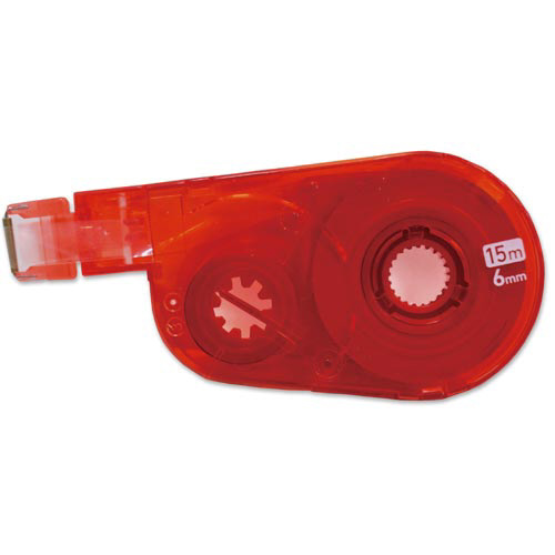 ホワイパースイッチ交換テープ　６ｍｍ　レッド１０個画像