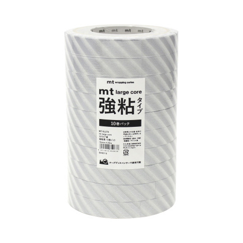 ｍｔラージコア　ストライプ・銀　強粘着１０巻
