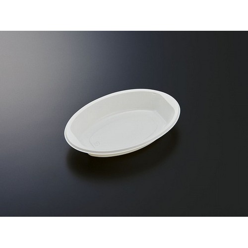 中央化学 軽食容器 BAKEQ 楕円容器 350CC L 本体画像