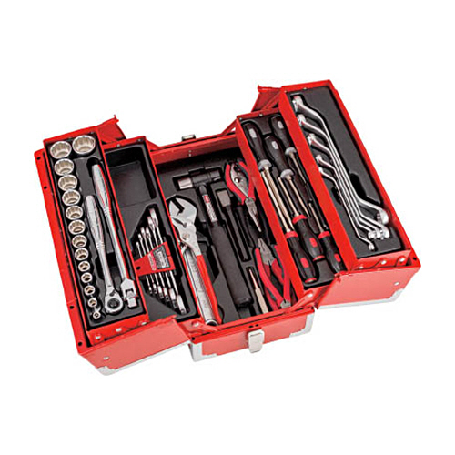 ﾂｰﾙｾｯﾄ(ﾒﾝﾃﾅﾝｽ用) 53点ｾｯﾄ ﾚｯﾄﾞ 1ｾｯﾄ画像