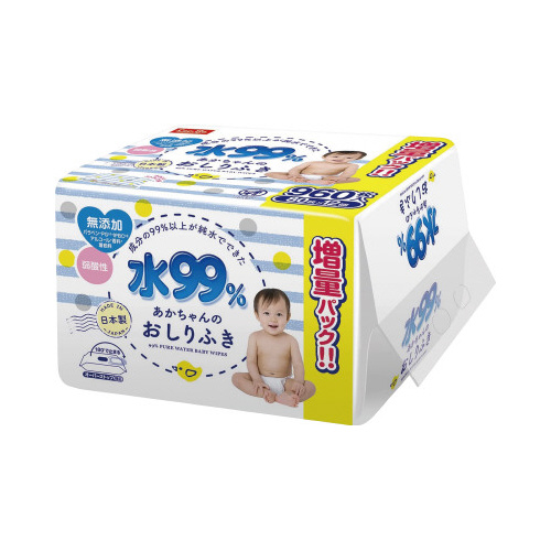 水９９％　おしりふき８０枚入×４８パック