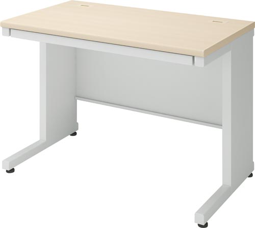 インベント平机奥行６００幅１０００ナチュラル脚ＷＨ画像