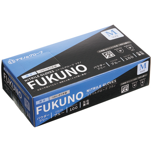 ﾆﾄﾘﾙｸﾞﾛｰﾌﾞ ﾌｸﾉ ﾊﾟｳﾀﾞｰﾌﾘｰ M ﾌﾞﾙｰ 1箱(100枚)画像