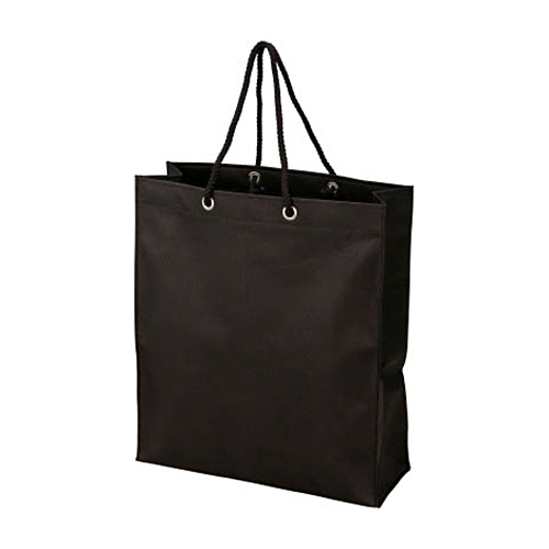 不織布ﾊﾞｯｸﾞ 黒 315×355×110mm 1ﾊﾟｯｸ(10枚)画像