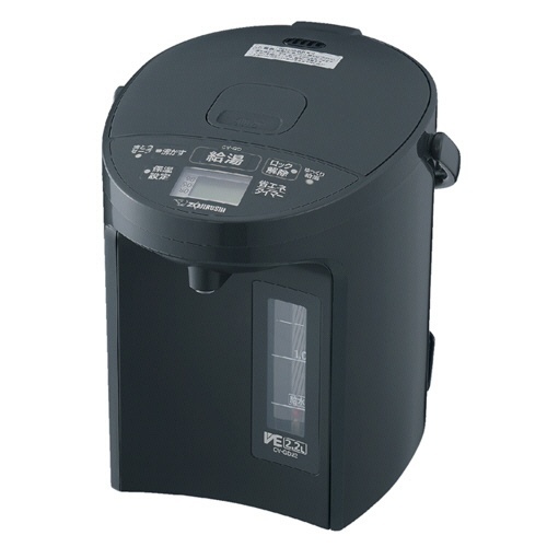 VE電気まほうびん 優湯生 2.2L ソフトブラック 1台画像