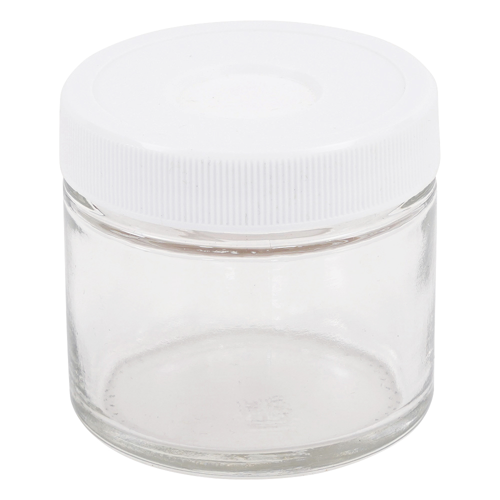 セプタム付きボトル・広口 60mL 未洗浄 透明 24本入画像