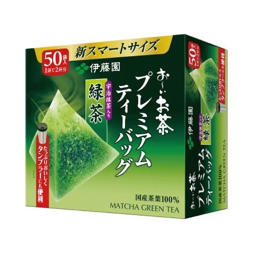 プレミアムティーバッグ　抹茶入り緑茶　５０袋×５画像