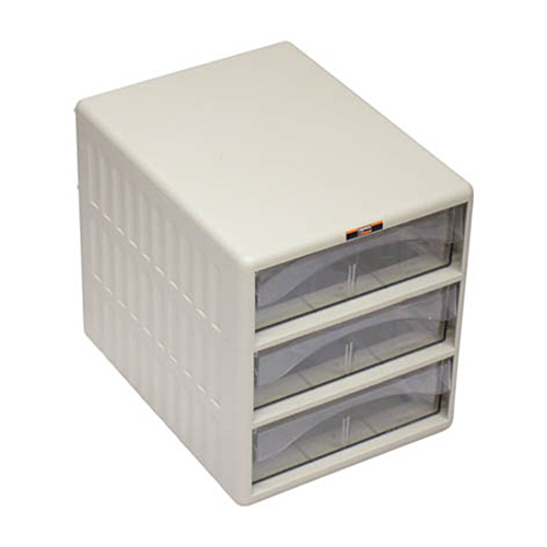 ﾚﾀｰｹｰｽ 引き出し A4 深型3段 1台画像