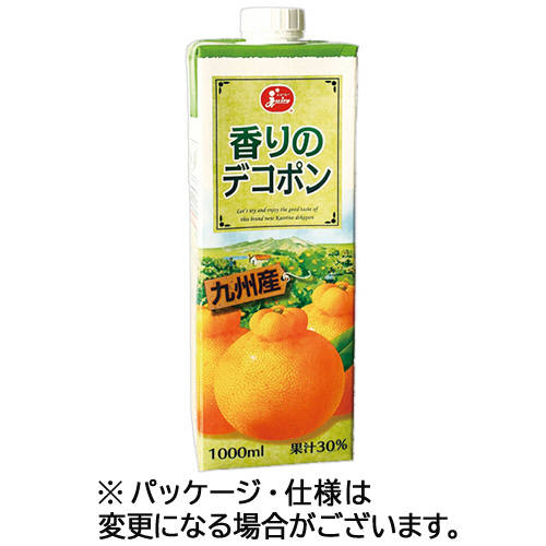 ジューシー　香りのデコポン　1L　紙パック　1ケース(6本)画像