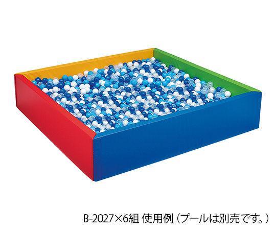 ボールプール用 PEボール(青・水色・白・クリア) 500個入画像