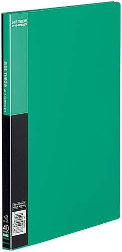 クリヤーブックベーシック横入　Ａ４縦４０Ｐ緑１０冊画像