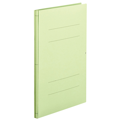 背幅伸縮ﾌﾗｯﾄﾌｧｲﾙ A4ﾀﾃ 1000枚収容 背幅13-113mm 緑 1冊画像