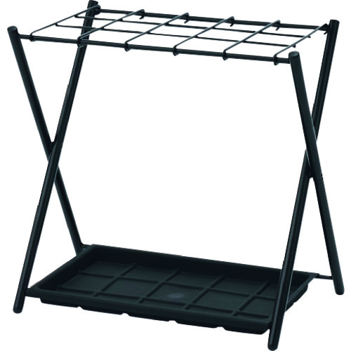 ナカバヤシ　カサタテ　ミドルタイプ　１５ホンヨウ／ブラック画像