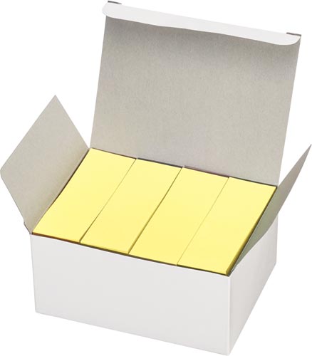 再生紙ふせん＜Ｋ２＞７５×２５ｍｍ　黄　２０冊画像