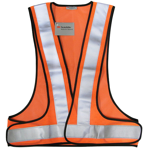 高視認性反射ﾍﾞｽﾄ ﾚｯﾄﾞｵﾚﾝｼﾞ 1枚画像