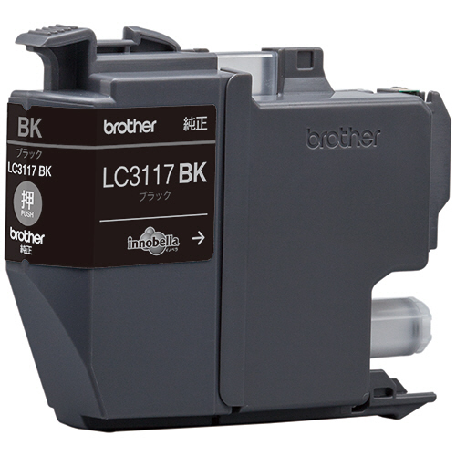 ｲﾝｸｶｰﾄﾘｯｼﾞ ﾌﾞﾗｯｸ LC3117BK 1個画像