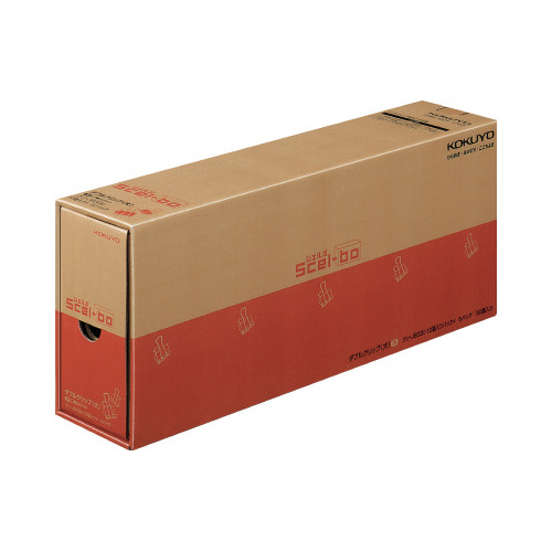 ダブルクリップ＜Ｓｃｅｌ－ｂｏ＞黒　大Ｘ３画像